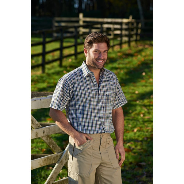 Nauticalia Doncaster Short-sleeved Shirt Blue