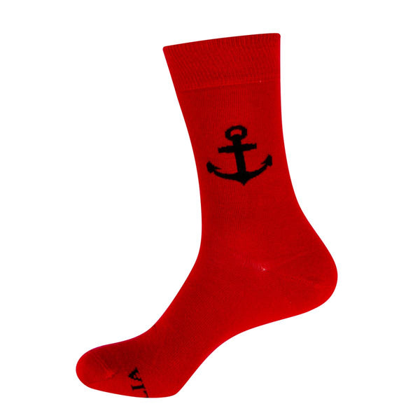 Nauticalia Port & Starboard Anchor Socks Red/green