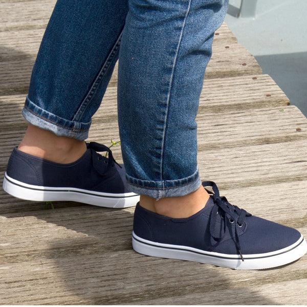 Nauticalia Yachtmaster Lace-up Canvas Shoes