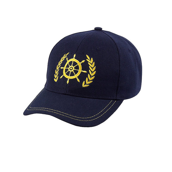Nauticalia Yachtsman Cap With Oakleaf Design
