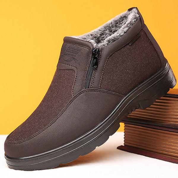 Navy London Bruce - Orthopaedic Winter Boots With Fleece