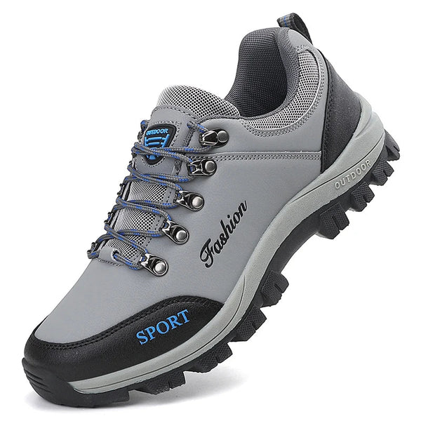 Navy London Dennis - Orthopaedic Trekking Shoes With Insole
