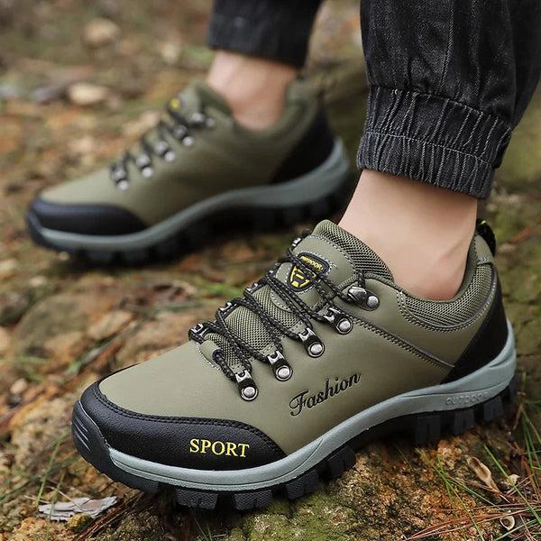 Navy London Dennis - Orthopaedic Trekking Shoes With Insole