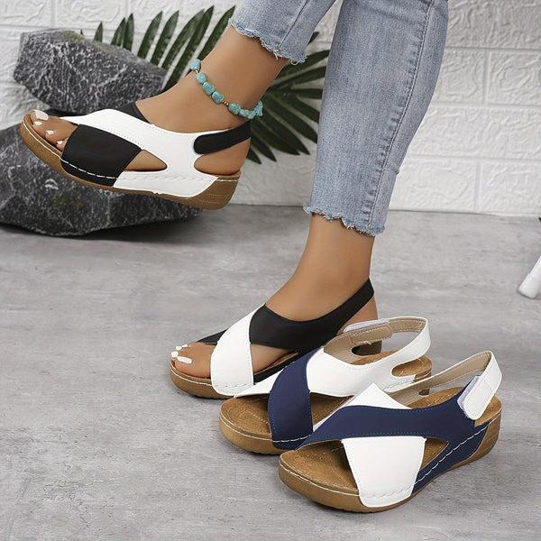 Navy London Lesly - Ultra-comfortable Women's Orthopaedic Sandals