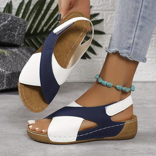 Navy London Lesly - Ultra-comfortable Women's Orthopaedic Sandals