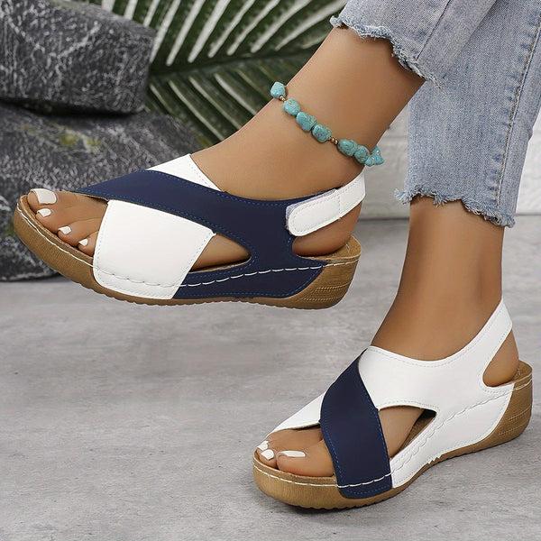 navy london Lesly - Ultra-comfortable women's orthopaedic sandals