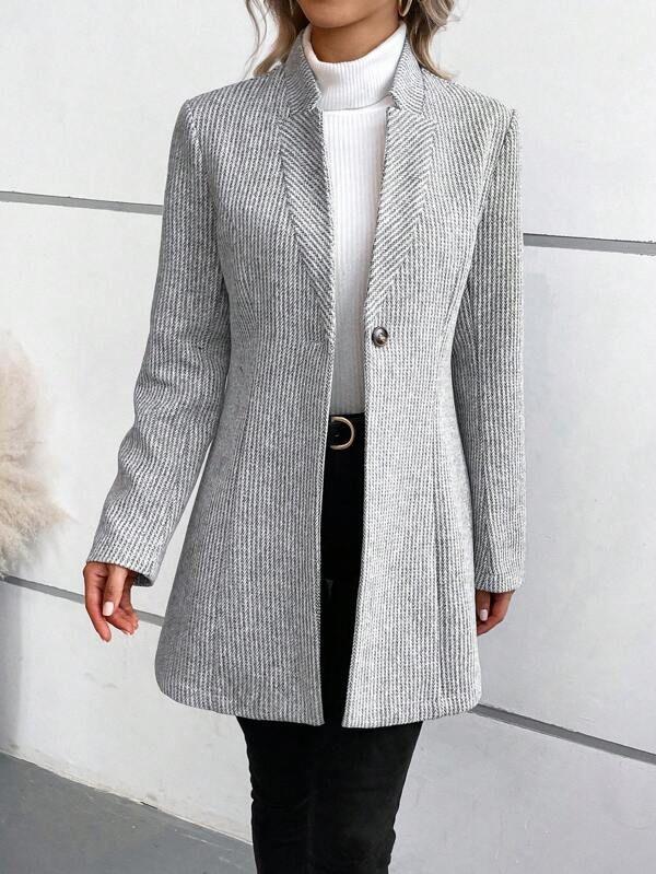 Navy London Madeline - Fashionable Women's Blazer Jacket