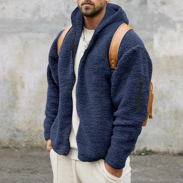 Navy London Albin - Hooded Jacket