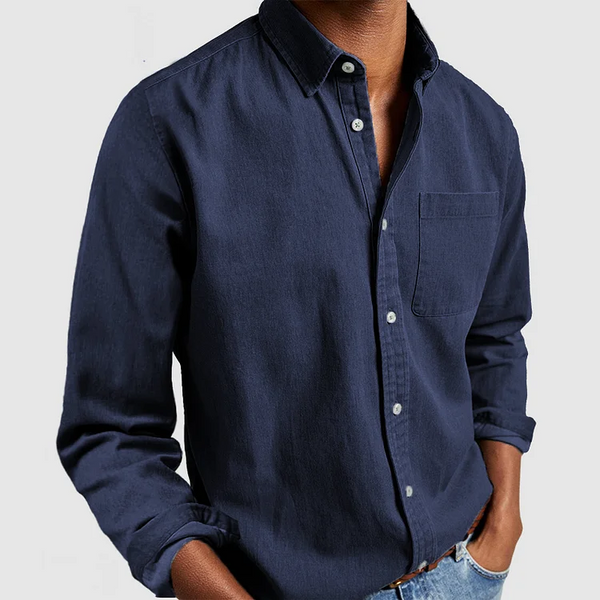 navy london Alvin - Premium Casual Shirt