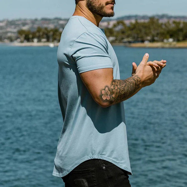 Navy London Angelo - Fitted Performance Shirt