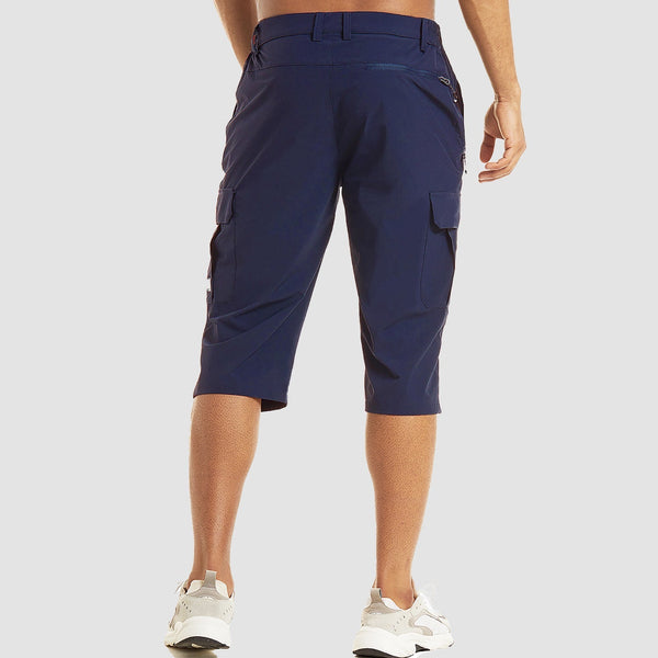 Navy London Bodil - Quick-Drying Cargo Shorts