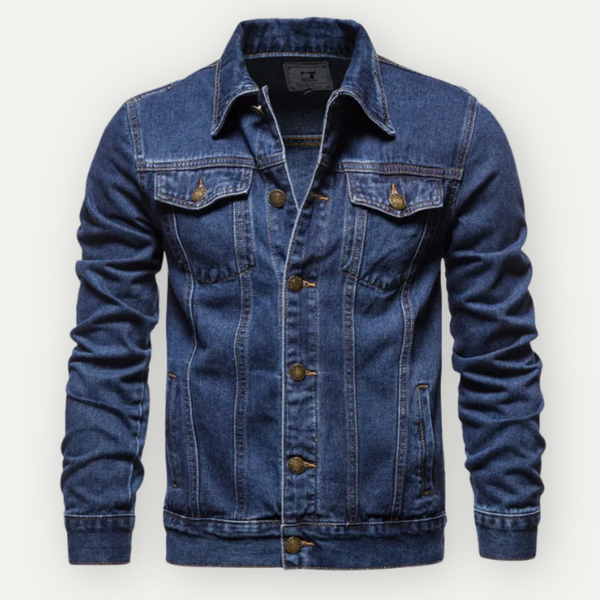 Navy London Brent - Denim Jacket For Men
