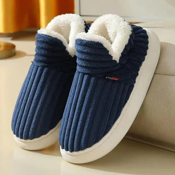 Navy London Cressida - Cloud Slippers