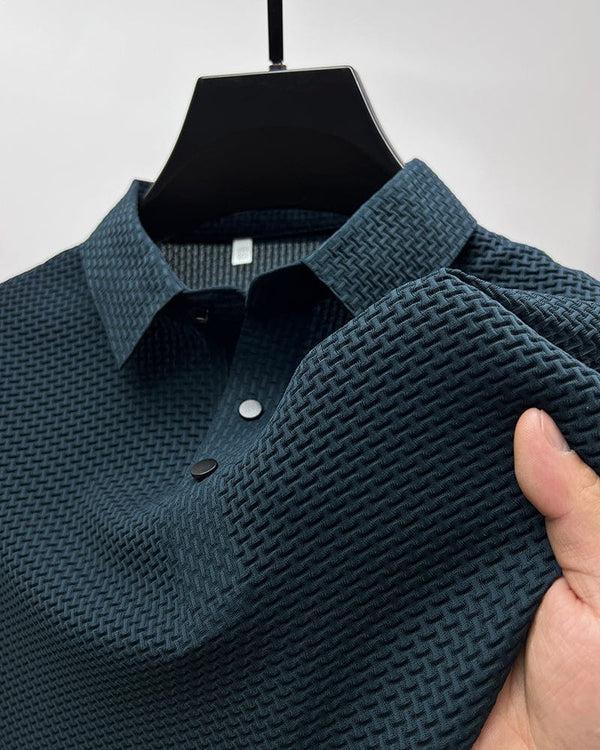 Navy London Davente - Mesh Polo
