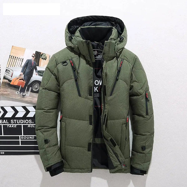 Navy London Deman - Mountain East Down Puffer Jacket