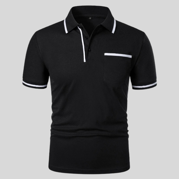 Navy London Dexter - Short Sleeve Polo