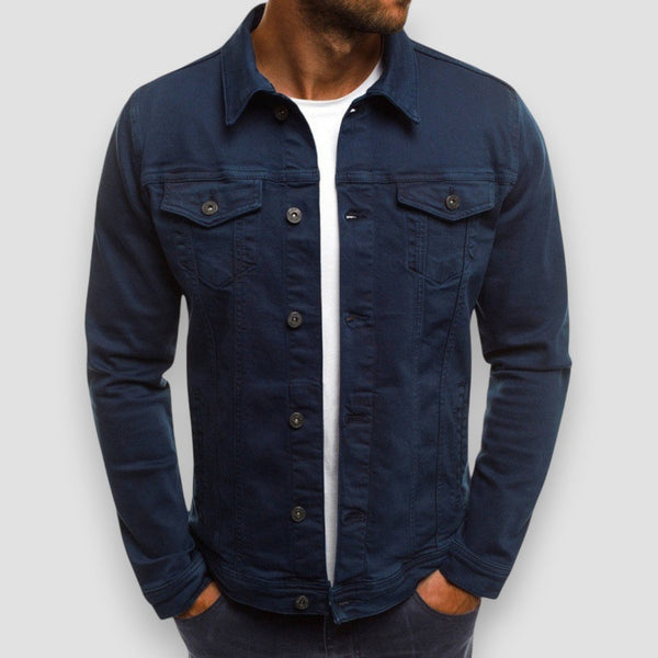Navy London Finlay - Classic Denim Jacket