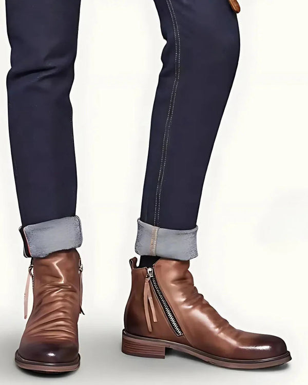 Navy London Gabriel™ - Men's Leather Boots