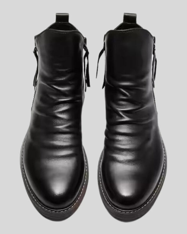 Navy London Gabriel™ - Men's Leather Boots