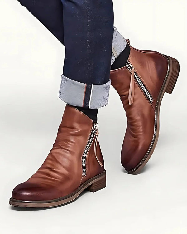 navy london Gabriel™ - Men's Leather Boots