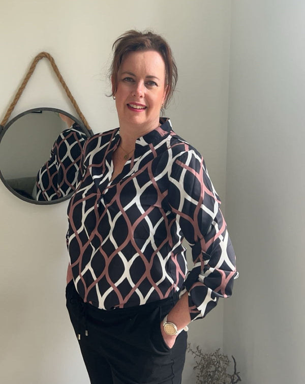 navy london Hannah - Women's Blouse