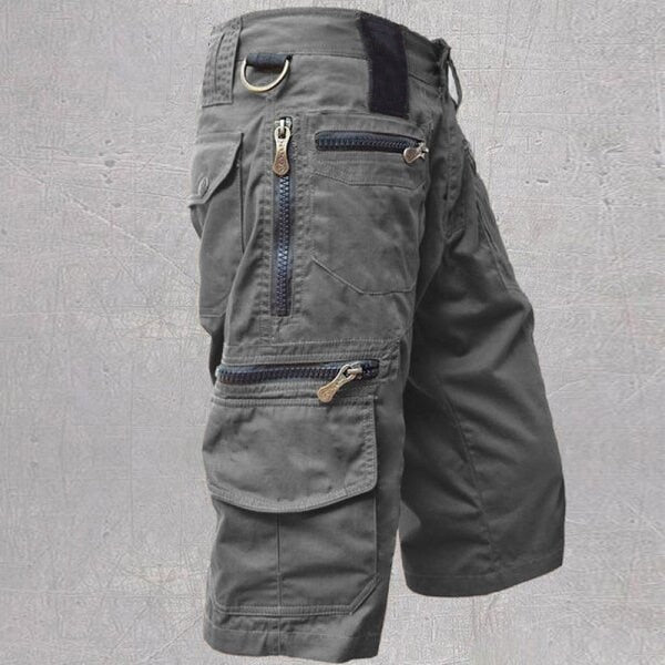 Navy London Jeffrey - Comfortable Cargo Shorts