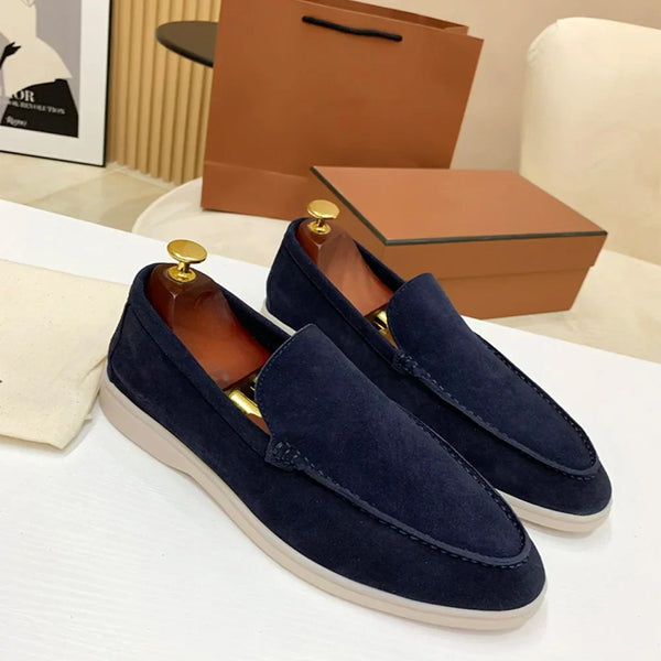 Navy London Karim | Elegant Loafers For Men