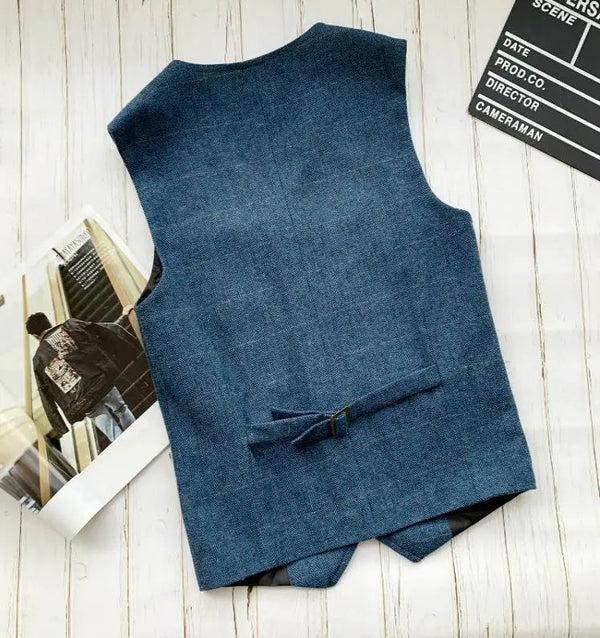 Navy London Lewis - Elegant Waistcoat For Men