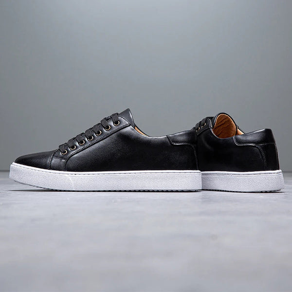 Navy London Lionel - Men's Leather Sneaker