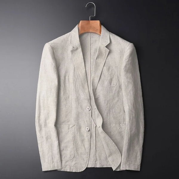 navy london Mylo - Linen Blazer