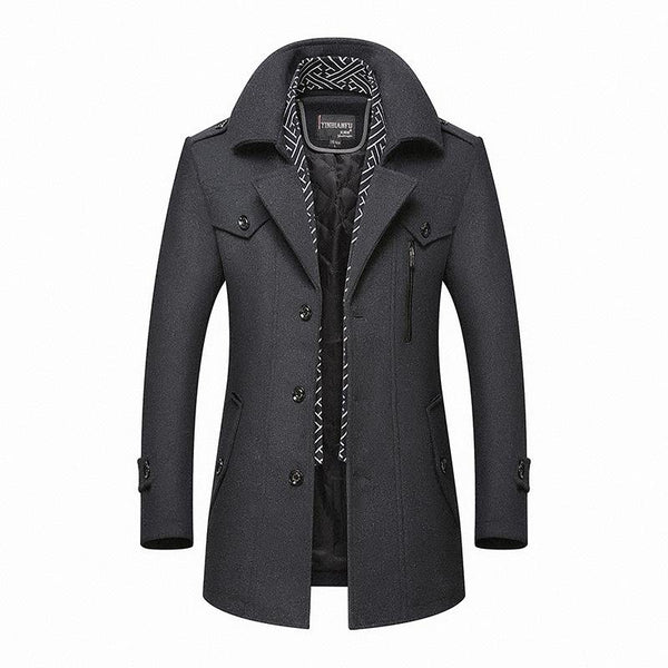 navy london Noah - Vintage Winter Coat