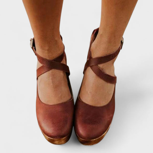 Navy London Orsola - Orthopedic High Heels Sandal