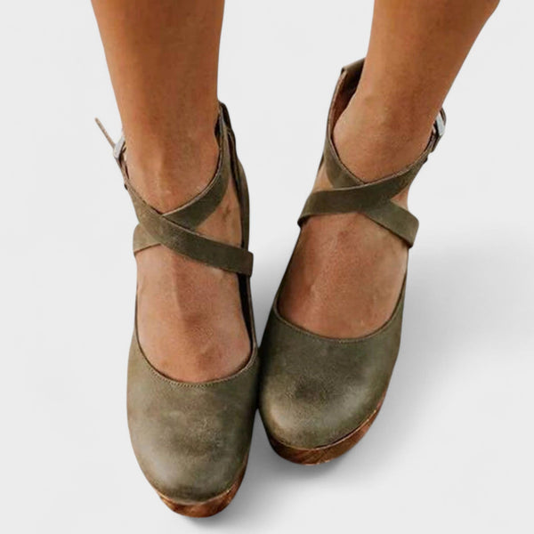 Navy London Orsola - Orthopedic High Heels Sandal