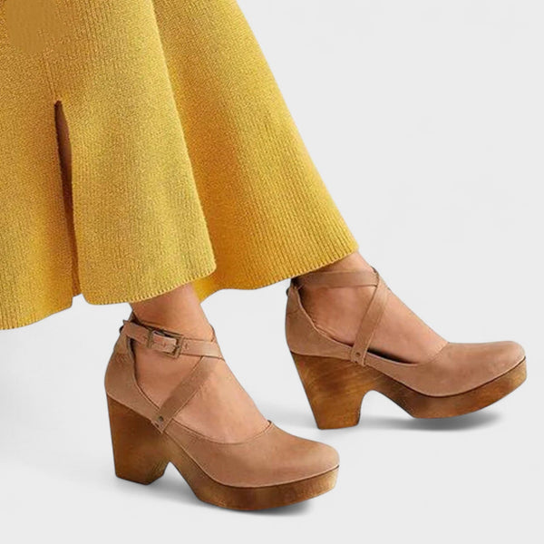 Navy London Orsola - Orthopedic High Heels Sandal