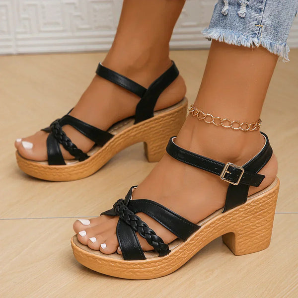 Navy London Sennah - Orthopedic Fashion Sandals