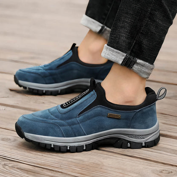 Navy London Remi - Orthopaedic Walking Shoes With Insoles