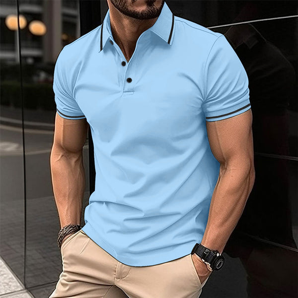 navy london Riccardo - Comfortable Summer Casual Polo
