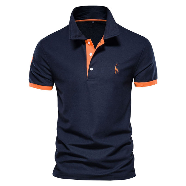 navy london Tim - Polo Shirt made from pure cotton for a sporty casual look