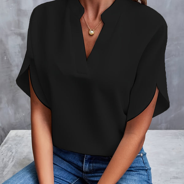 Navy London Vivi - Elegant Lightweight Blouse For Women