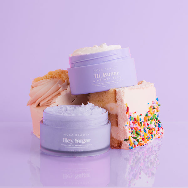 Ncla Beauty Birthday Cake Body Scrub + Body Butter Set