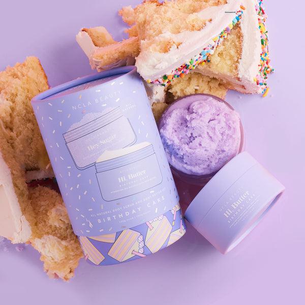 Ncla Beauty Birthday Cake Body Scrub + Body Butter Set