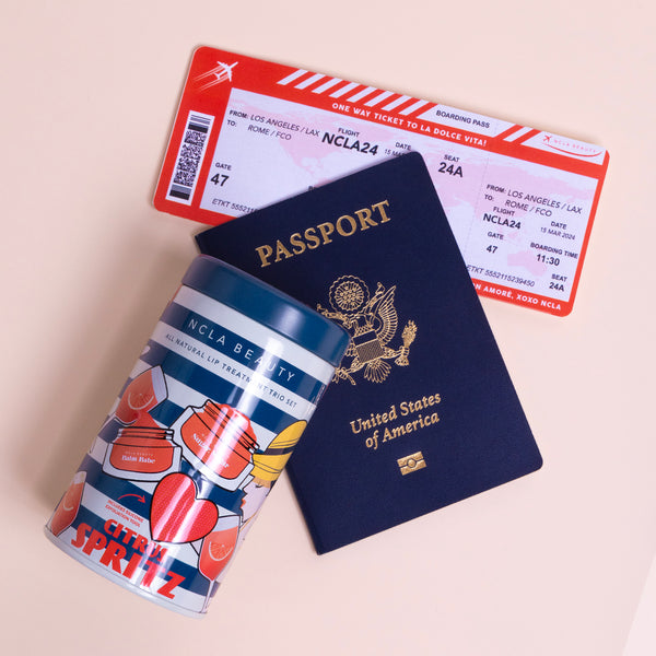 Ncla Beauty Citrus Spritz Lip Care Duo + Lip Scrubber