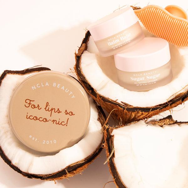 Ncla Beauty Coconut Vanilla Lip Care Duo + Lip Scrubber
