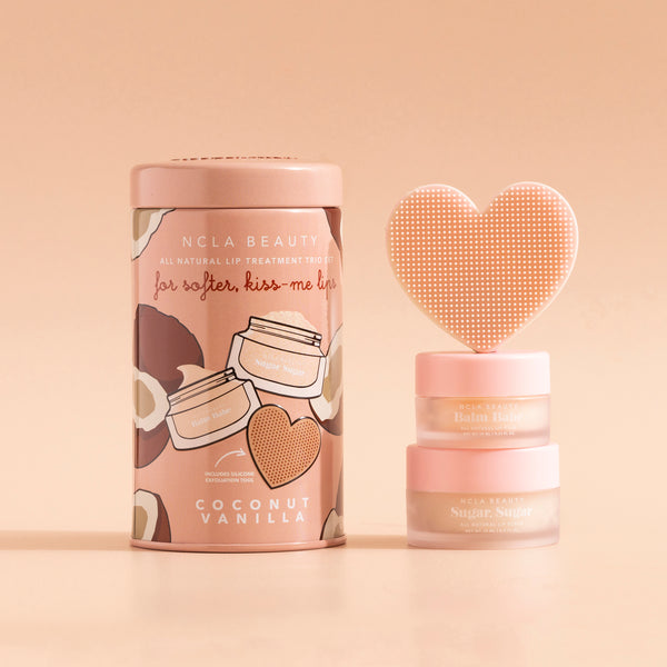 ncla beauty Coconut Vanilla Lip Care Duo + Lip Scrubber
