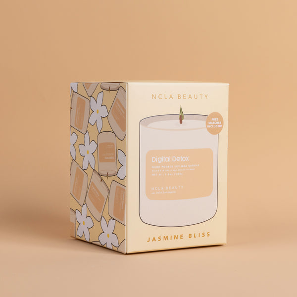 Ncla Beauty Digital Detox (Jasmine Bliss) Soy Wax Candle
