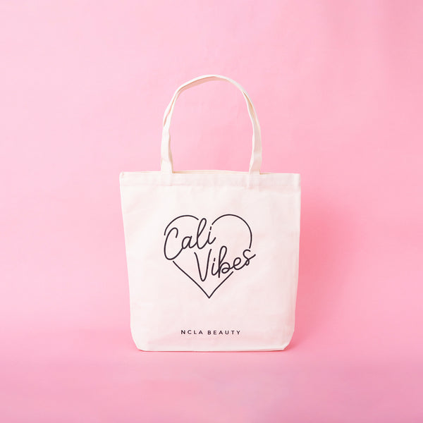 ncla beauty Cali Vibes Canvas Tote Bag
