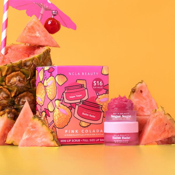 ncla beauty Pink Colada Lip Care Set