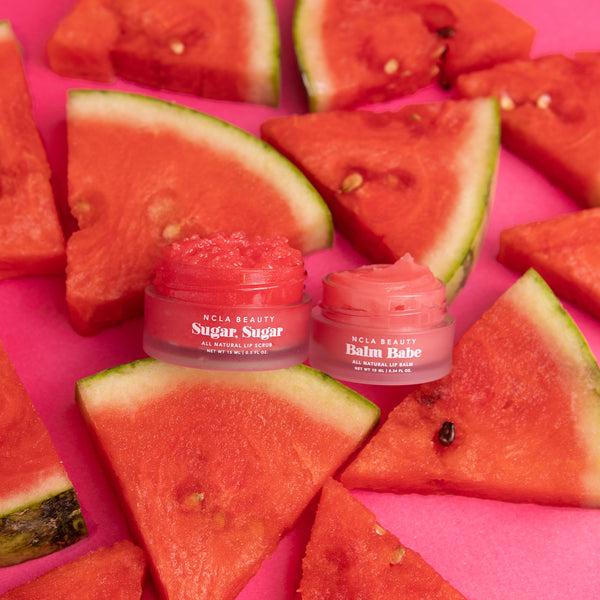 Ncla Beauty Watermelon Lip Care Duo + Lip Scrubber