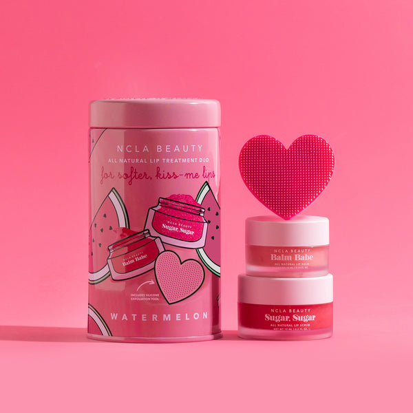 ncla beauty Watermelon Lip Care Duo + Lip Scrubber
