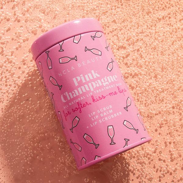 Ncla Beauty Pink Champagne Lip Care Duo + Lip Scrubber